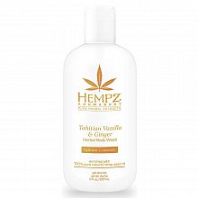 Hempz Tahitian Vanilla and Ginger Herbal Body Wash 237ml - интернет-магазин профессиональной косметики Spadream, изображение 28490