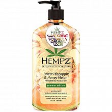 Hempz Sweet Pineapple & Honey Melon Herbal Moisturizer Limited 500ml - фото 32976 Hempz Sweet Pineapple & Honey Melon Herbal Moisturizer Limited 500ml - интернет-магазин профессиональной косметики Spadream, изображение 32976