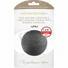 The Konjac Sponge Premium Gentlemen's Sponge with Bamboo Charcoal - интернет-магазин профессиональной косметики Spadream, изображение 23449