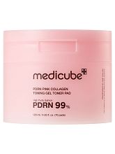 Medicube PDRN Pink Collagen Toning Gel Toner Pad 70pcs - фото 66605 Medicube PDRN Pink Collagen Toning Gel Toner Pad 70pcs - интернет-магазин профессиональной косметики Spadream, изображение 66605