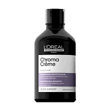 L'Oreal Professionnel Chroma Creme Purple Dyes Shampoo 300ml - интернет-магазин профессиональной косметики Spadream, изображение 45837