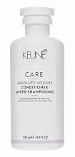 KEUNE Care Absolute Vol Conditioner 250ml - интернет-магазин профессиональной косметики Spadream, изображение 49430