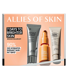 Allies of Skin 7 Days to Brighter Skin Kit 25/12/8ml - фото 67636 Allies of Skin 7 Days to Brighter Skin Kit 25/12/8ml - интернет-магазин профессиональной косметики Spadream, изображение 67636