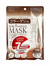 Japan Gals Pure5 Essence Mask Collagen 7p - интернет-магазин профессиональной косметики Spadream, изображение 43021