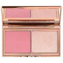 Charlotte Tilbury Hollywood Blush And Glow Glide Palette Light To Medium 7.5g - интернет-магазин профессиональной косметики Spadream, изображение 60722