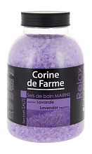 Corine de Farme Sea Salts Lavender 1300g - интернет-магазин профессиональной косметики Spadream, изображение 53486