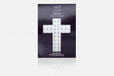 Christina Fitzgerald Art Luxury Signature Nail Sticker Grey Cross (Pack of 96)