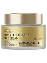 VT Cosmetics PDRN Reedle Shot Gold Cream 50ml - интернет-магазин профессиональной косметики Spadream, изображение 70628