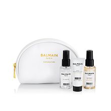 Balmain Hair Couture White Cosmetic Styling Bag 3x50/50/20ml - фото 63916 Balmain Hair Couture White Cosmetic Styling Bag 3x50/50/20ml - интернет-магазин профессиональной косметики Spadream, изображение 63916