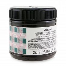 Davines Alchemic Creative Conditioner For Blond And Lightened Hair Teal 250ml - интернет-магазин профессиональной косметики Spadream, изображение 33803