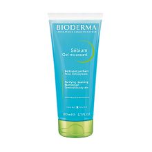 Bioderma Sebium Gel Moussant 200ml - интернет-магазин профессиональной косметики Spadream, изображение 56851