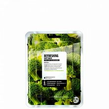 Superfood Salad for Skin Facial Sheet Mask Broccoli Refreshing - фото 29914 Superfood Salad for Skin Facial Sheet Mask Broccoli Refreshing - интернет-магазин профессиональной косметики Spadream, изображение 29914
