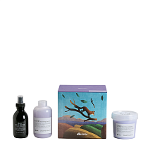 Davines Colourful Mediterranean Scrub Love Smoothing Kit 250/250/135ml - интернет-магазин профессиональной косметики Spadream, изображение 68829