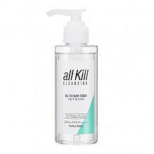Holika Holika All Kill Cleansing Oil To Foam Fresh 155ml - фото 24529 Holika Holika All Kill Cleansing Oil To Foam Fresh 155ml - интернет-магазин профессиональной косметики Spadream, изображение 24529