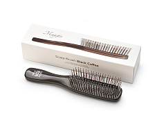 Majestic Scalp Brush Black Coffee - интернет-магазин профессиональной косметики Spadream, изображение 63958