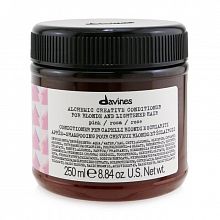 Davines Alchemic Creative Conditioner For Blond And Lightened Hair Pink 250ml - интернет-магазин профессиональной косметики Spadream, изображение 33801