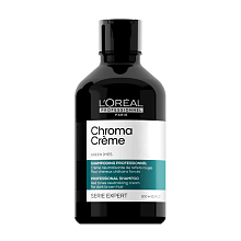 L'Oreal Professionnel Chroma Creme Green Dyes Shampoo 300ml - интернет-магазин профессиональной косметики Spadream, изображение 45839