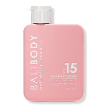 Bali Body Watermelon Tanning Oil SPF15 100ml - интернет-магазин профессиональной косметики Spadream, изображение 72125