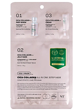 VT Cosmetics Cica Collagen All In One 3Step Mask 1.5+25+1.5g - интернет-магазин профессиональной косметики Spadream, изображение 72353