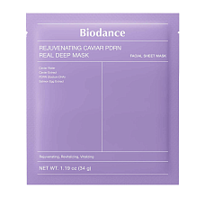 Biodance Rejuvenating Caviar PDRN Real Deep Mask 34g - интернет-магазин профессиональной косметики Spadream, изображение 73726