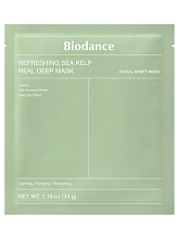 Biodance Refreshing Sea Kelp Real Deep Mask 34g Outlet - интернет-магазин профессиональной косметики Spadream, изображение 71651