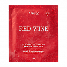 Esthetic House Red Wine Regenerating Solution Hydrogel Mask Pack 5p. - фото 31023 Esthetic House Red Wine Regenerating Solution Hydrogel Mask Pack 5p. - интернет-магазин профессиональной косметики Spadream, изображение 31023