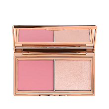 Charlotte Tilbury Hollywood Blush And Glow Glide Palette Light To Medium 7.5g - интернет-магазин профессиональной косметики Spadream, изображение 63922