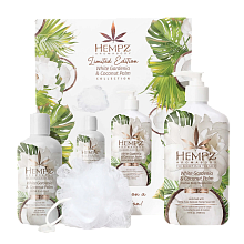 Hempz White Gardenia & Coconut Palm Gift Set 500/237ml - интернет-магазин профессиональной косметики Spadream, изображение 45314