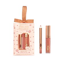 Charlotte Tilbury Pillow Talk Mini Glossy Lips Duo Original 2.6ml/0.8g - интернет-магазин профессиональной косметики Spadream, изображение 69077