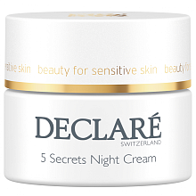 Declare 5 Secrets Night Cream 50ml Outlet - интернет-магазин профессиональной косметики Spadream, изображение 71279