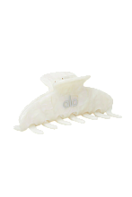 Alo 90's Claw Clip White Pearl - интернет-магазин профессиональной косметики Spadream, изображение 64612