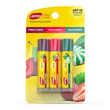 Carmex Cherry, Strawberry, Wintergreen SPF15 Lip Balm Set 3x4,25g - интернет-магазин профессиональной косметики Spadream, изображение 57248