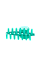 Alo 90's Claw Clip Spruce Green Clear - интернет-магазин профессиональной косметики Spadream, изображение 64599