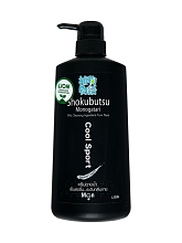 LION Shokubutsu Monogotari Cool Sport Shower Cream 500ml - интернет-магазин профессиональной косметики Spadream, изображение 51725
