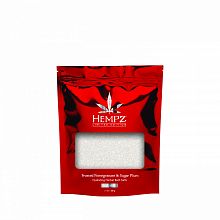 Hempz Hydrating Herbal Bath Salts Triple Moisture: Frosted Pomegranate and Sugar Plum 198gr - фото 28446 Hempz Hydrating Herbal Bath Salts Triple Moisture: Frosted Pomegranate and Sugar Plum 198gr - интернет-магазин профессиональной косметики Spadream, изображение 28446